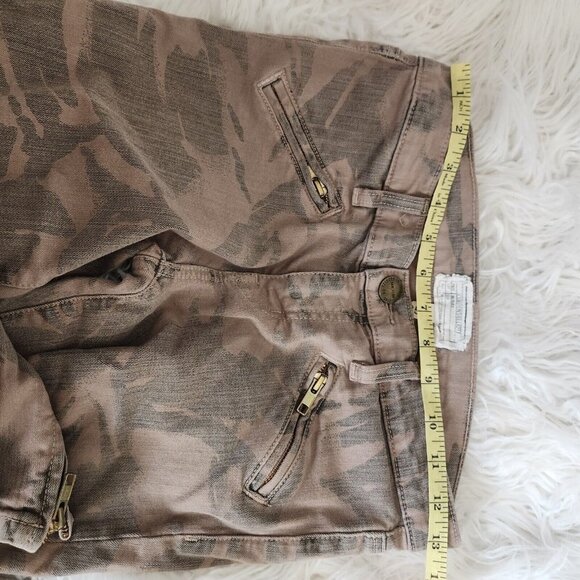 Current Elliot Size 25 The‎ Silverlake Zip Ankle Skinny Camo Jeans - Picture 13 of 16